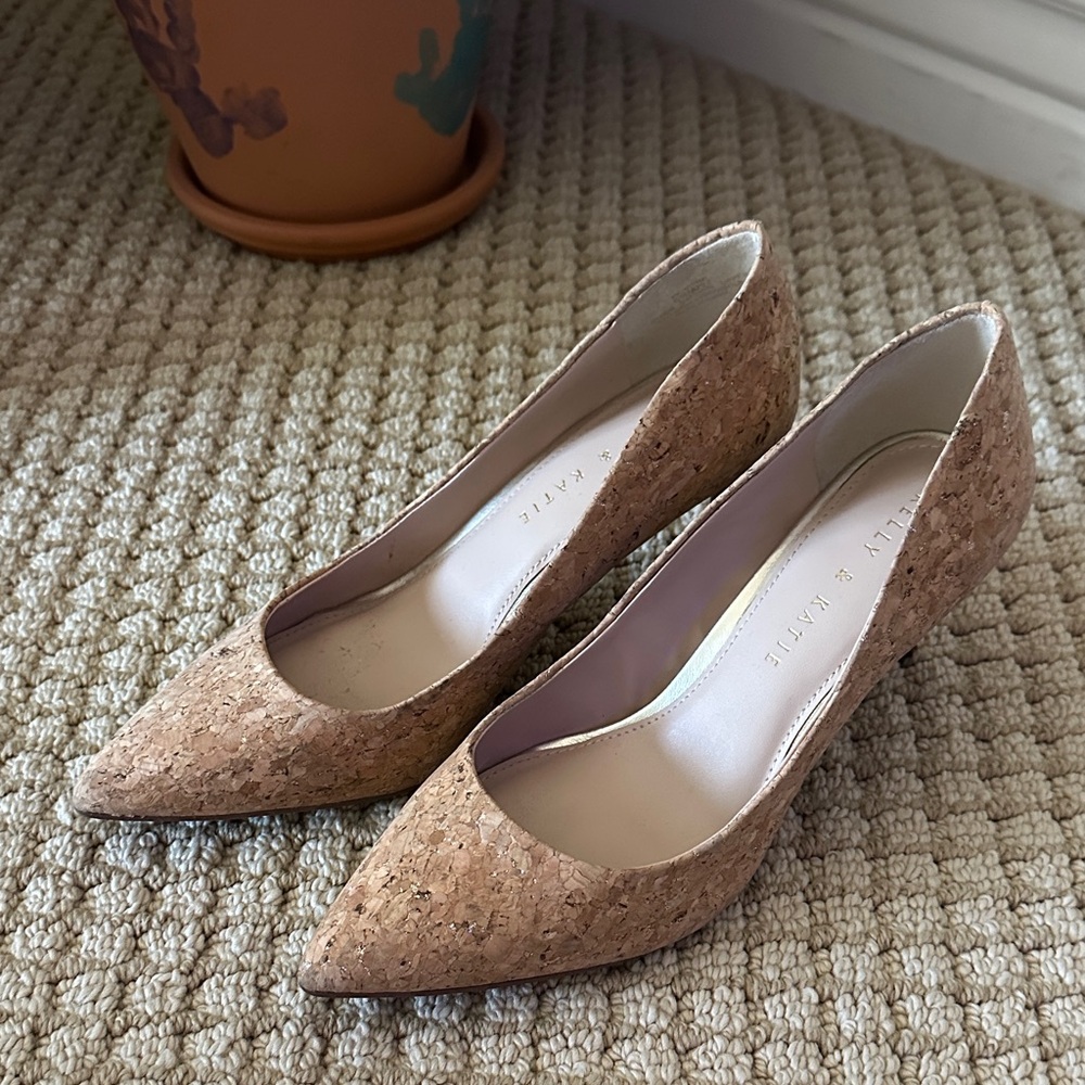 Kelly & Katie Natural Cork Heels